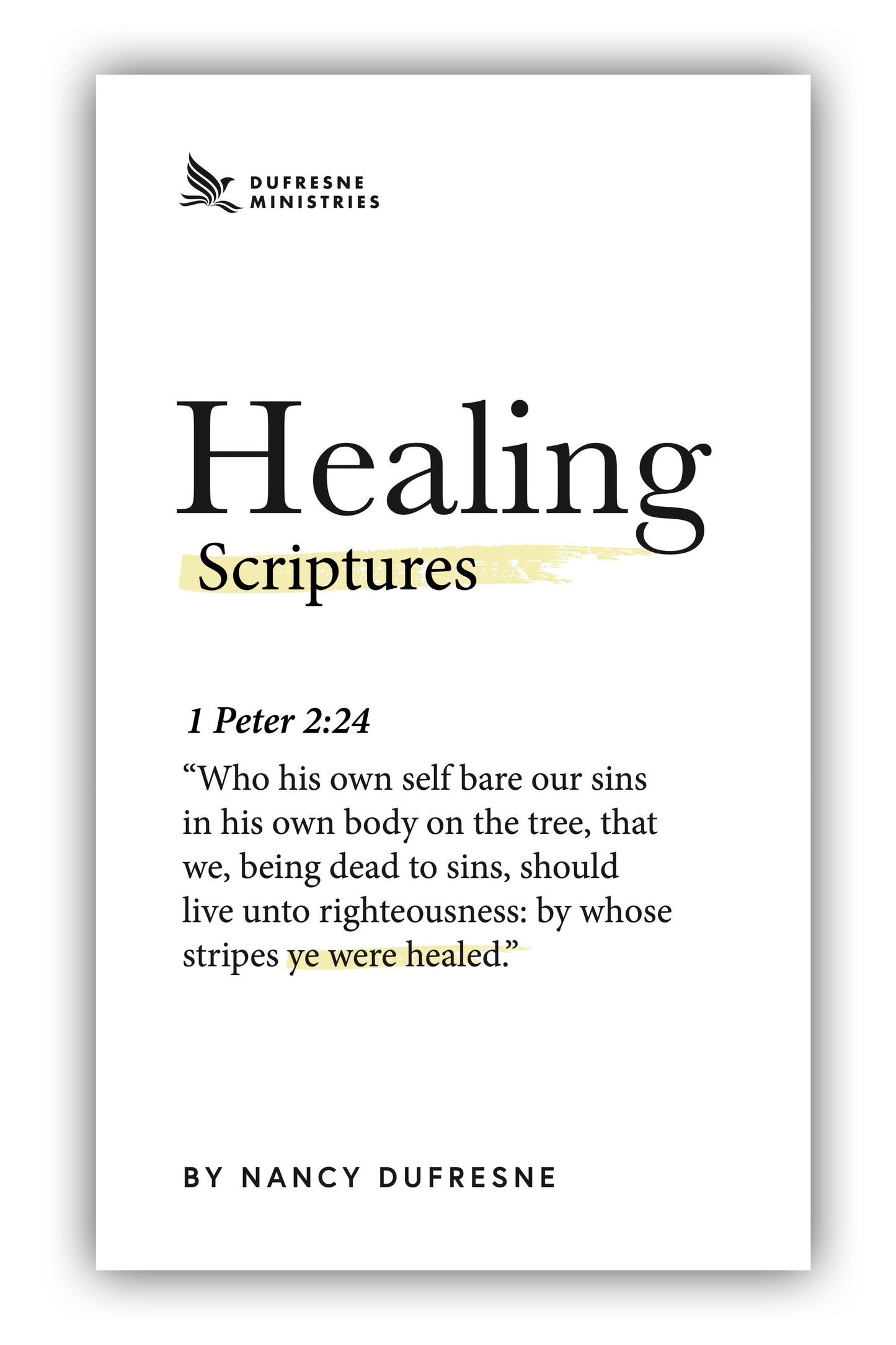 (Digital Download) Healing Scriptures Booklet (Nancy Dufresne)