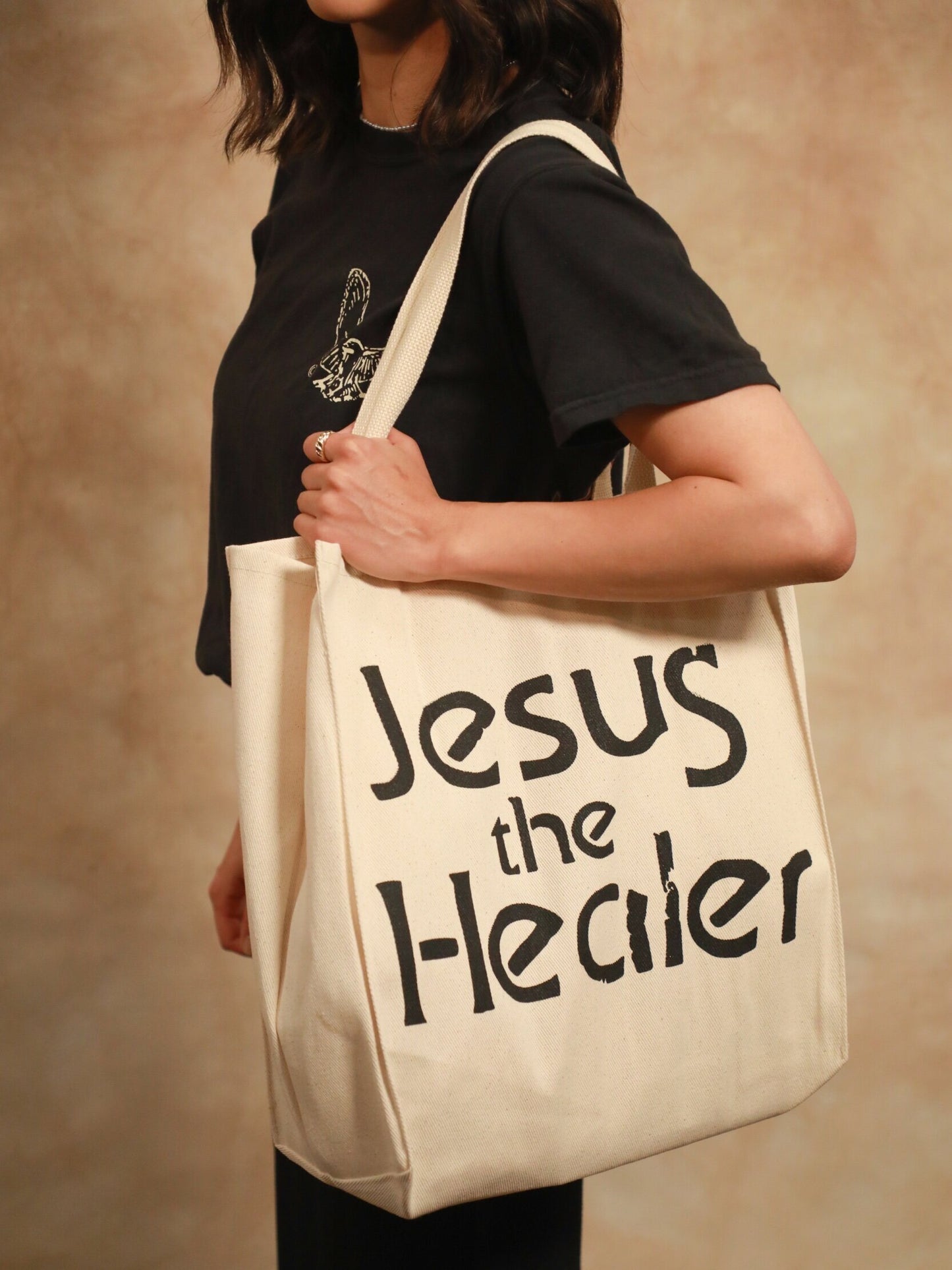 Vintage "Jesus The Healer" Logo Tote