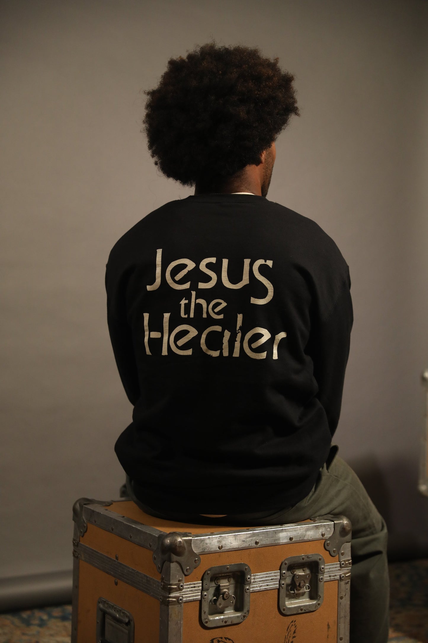 Vintage "Jesus The Healer" Logo Pullover