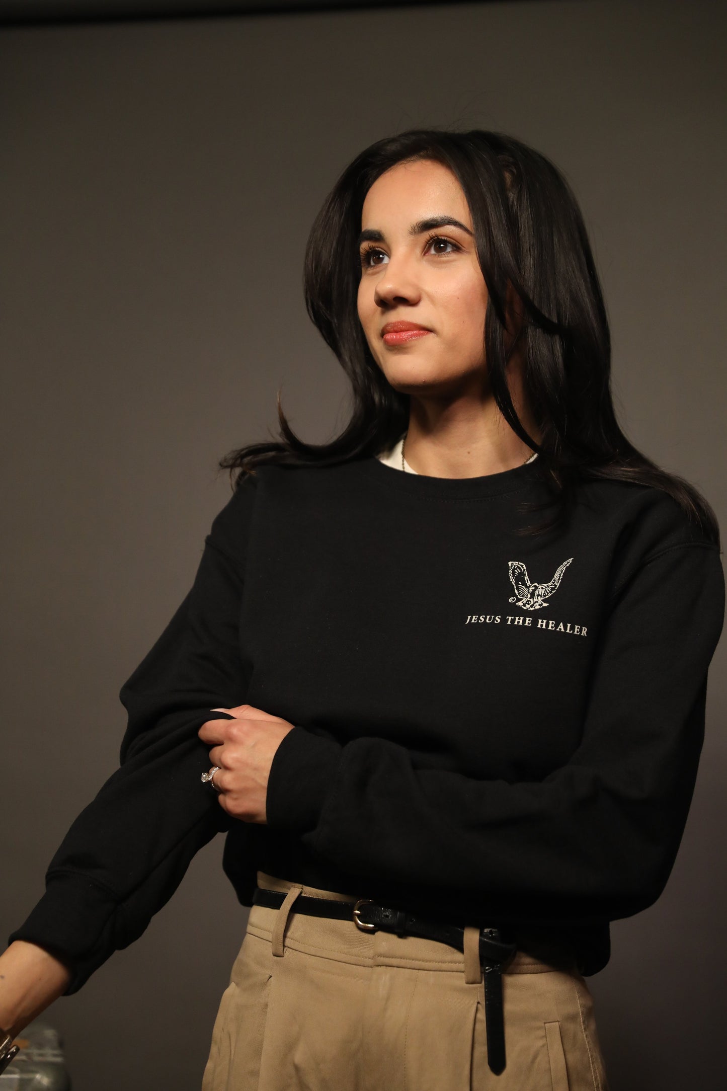 Vintage "Jesus The Healer" Logo Pullover