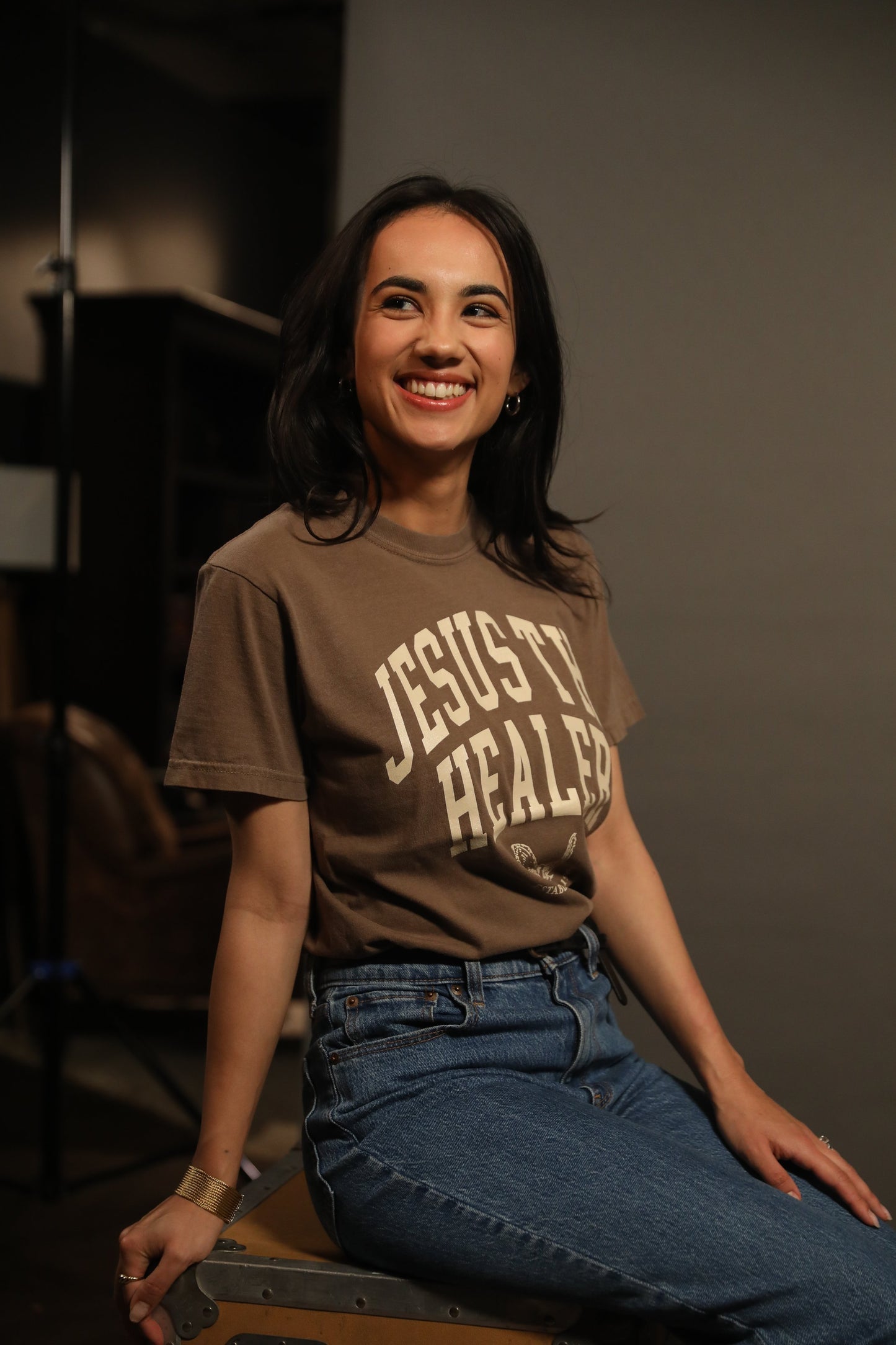 Arch Graphic T-Shirt Espresso Brown