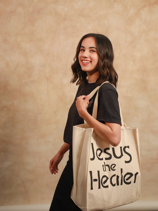 Vintage "Jesus The Healer" Logo Tote