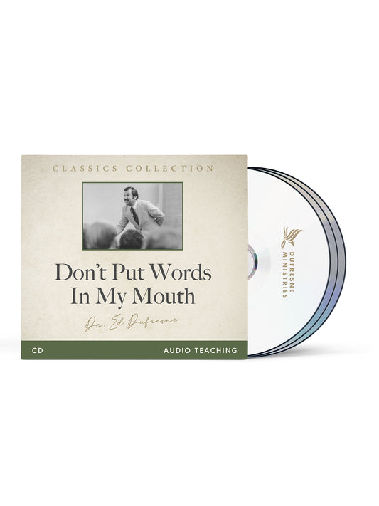 Don't Put Words in My Mouth (Ed Dufresne) (CD Series)