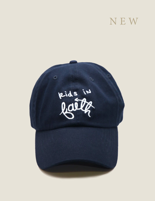 Kids In Faith Hat Navy