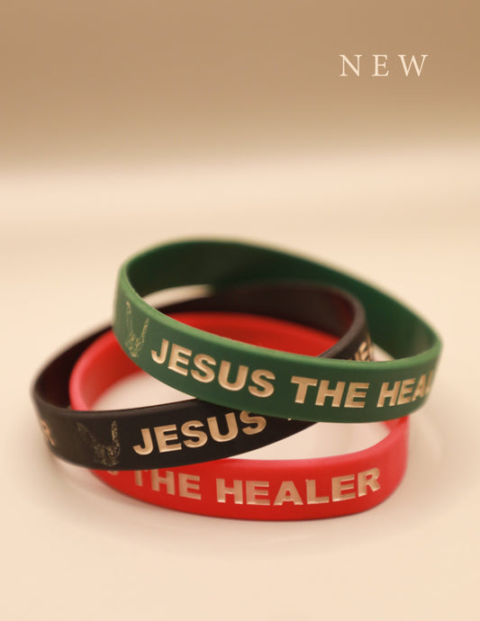 Jesus The Healer Wrist Bands (3 Pack Bundle)
